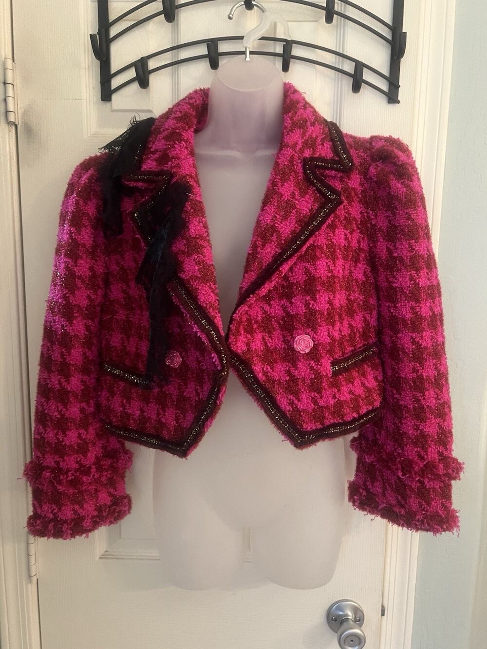 Love Shack Fancy Boucle Jacket Small